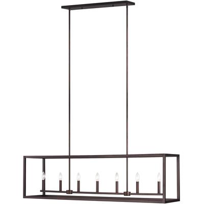 Generation Lighting - Moffet Street Long 7-Light Island Pendant - 6634507-710