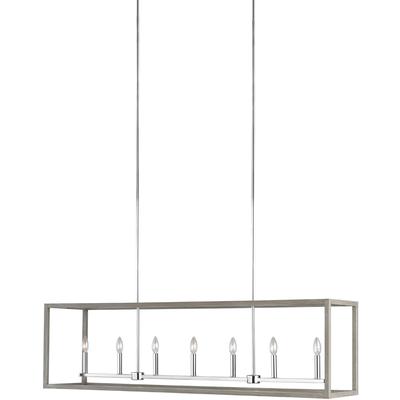 Generation Lighting - Moffet Street Long 7-Light Island Pendant - 6634507-872