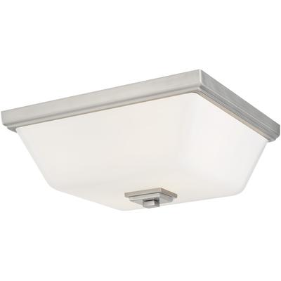 Generation Lighting - Ellis Harper 2-Light Ceiling Flush Mount - Brushed Nickel - 7513702-962