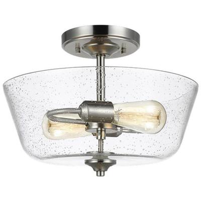 Generation Lighting - Belton 2-Light Ceiling Semi-Flush Mount - 7714502-962