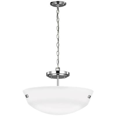 Generation Lighting - Kerrville 2-Light Semi-Flush Convertible Pendant - 7715202-05