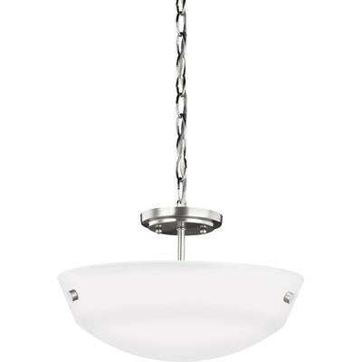 Generation Lighting - Kerrville 2-Light Semi-Flush Convertible Pendant - 7715202-962