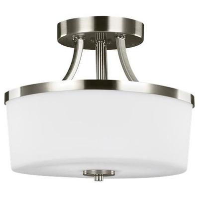 Generation Lighting - Hettinger 2-Light Semi-Flush Convertible Pendant - 7739102EN3-962