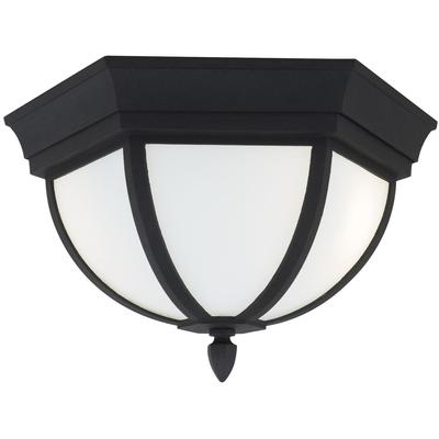 Generation Lighting - Wynfield 2-Light Outdoor Ceiling Flush Mount - 79136-12