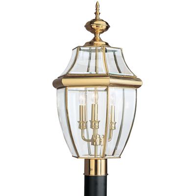 Generation Lighting - Lancaster 3-Light Outdoor Post Lantern - 8239EN-02