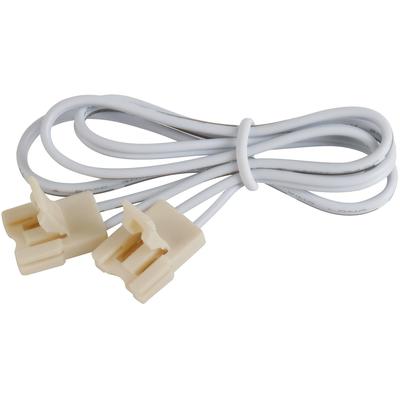 Generation Lighting - Jane LED Tape 12" Connector Cord - White - 905004-15