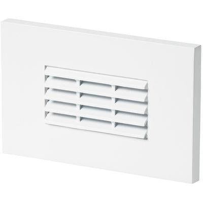 Generation Lighting - Louver 120V LED Horizontal Step Light - White - 93401S-15