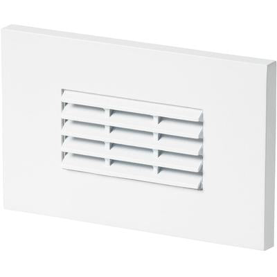 Generation Lighting - Louver 120V LED Turtle Horizontal Step Light - White - 93481S-15