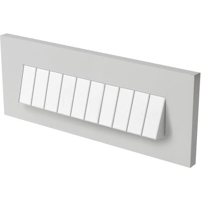 Generation Lighting - Tarpa Horizontal LED Brick Turtle Light - Satin Nickel - 94483S-849