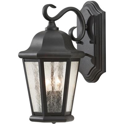 Generation Lighting - Martinsville Medium 2-Light Outdoor Wall Lantern - Black - OL5901BK