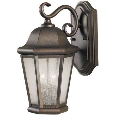 Generation Lighting - Martinsville Medium 2-Light Outdoor Wall Lantern - Corinthian Bronze - OL5901CB