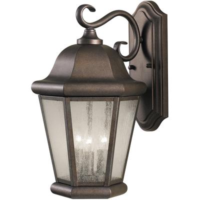 Generation Lighting - Martinsville Large 3-Light Outdoor Wall Lantern - OL5902EN/CB