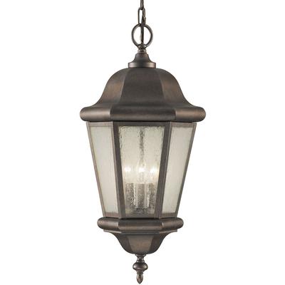 Generation Lighting - Martinsville Large 1-Light Outdoor Wall Lantern - Corinthian Bronze - OL5911CB