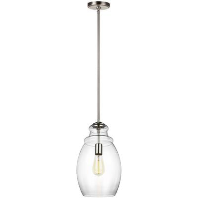 Generation Lighting - Marino 1-Light Pendant - Satin Nickel - P1484SN