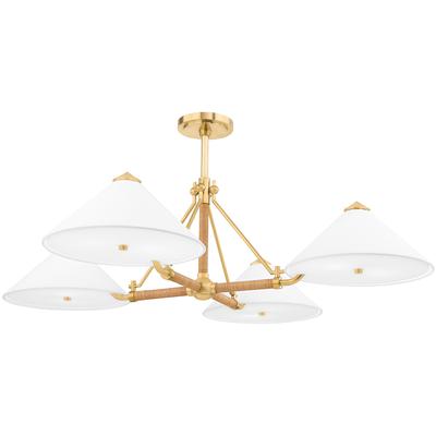 Hudson Valley - Williamsburg 8-Light Chandelier - 1046-AGB