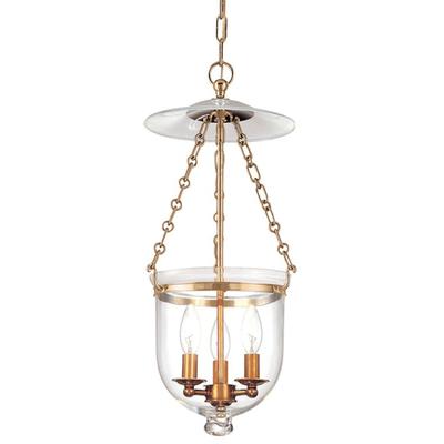 Hudson Valley - Hampton 3-Light Pendant - 252-AGB-C1