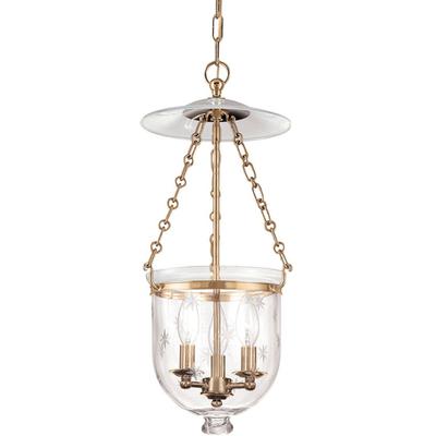 Hudson Valley - Hampton 3-Light Pendant - 252-AGB-C3