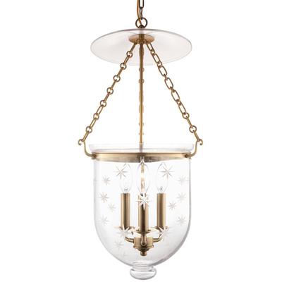 Hudson Valley - Hampton 3-Light Pendant - 254-AGB-C3