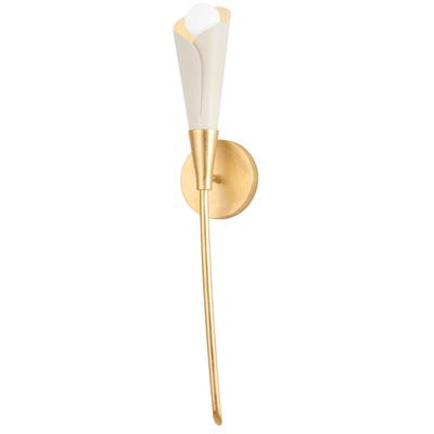 Hudson Valley - Montrose Wall Sconce - Vintage Gold Leaf/Soft Sand - 3151-VGL/SSD
