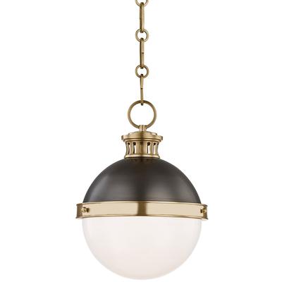 Hudson Valley - Latham 1-Light Small Pendant - Antique Distressed Bronze - 4019-ADB