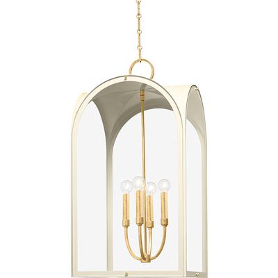Hudson Valley - Lincroft 4-Light Lantern - 6618-VGL/SSD