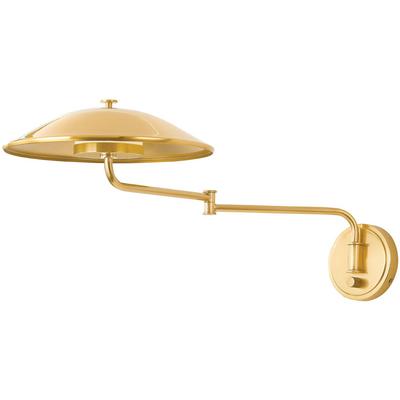 Hudson Valley - Brockville Plug-In Sconce - Aged Brass - 6910-AGB