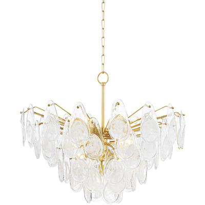 Hudson Valley - Darcia Chandelier - Aged Brass - 8315-AGB