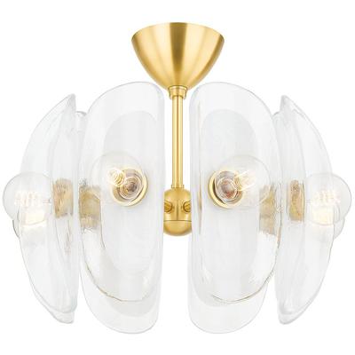 Hudson Valley - Hilo 8-Light Semi Flush - 9122-AGB