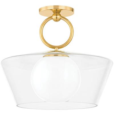 Hudson Valley - Elmsford Pendant - Aged Brass - 9517-AGB