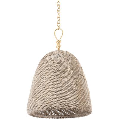 Hudson Valley - Reina Pendant - Gold Leaf - BKO1301-GL