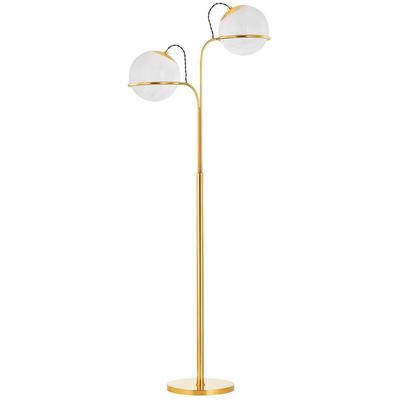 Hudson Valley - Hingham Floor Lamp - Aged Brass - L3968-AGB