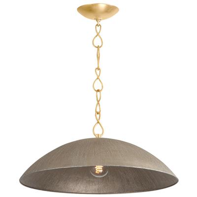 Hudson Valley - Eve Pendant - Vintage Gold Leaf/Textured Warm Silver Leaf - BKO1400-VGL/TWL