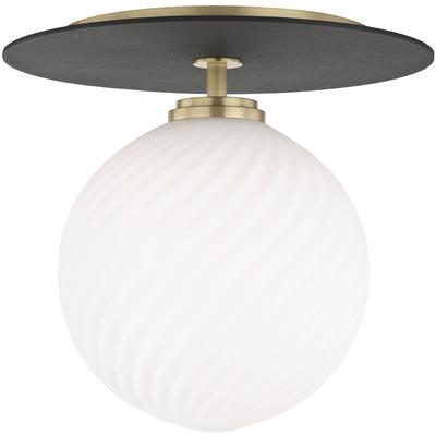 Mitzi by Hudson Valley - Ellis Semi Flush - H200501L-AGB/BK