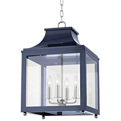 Mitzi by Hudson Valley - Leigh 4-Light Large Pendant - H259704L-PN/NVY