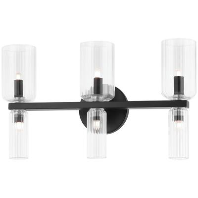Mitzi by Hudson Valley - Tabitha 6-Light Bath Bracket - Soft Black - H384303-SBK
