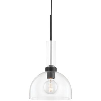 Mitzi by Hudson Valley - Tabitha 1-Light Pendant - Soft Black - H384701-SBK