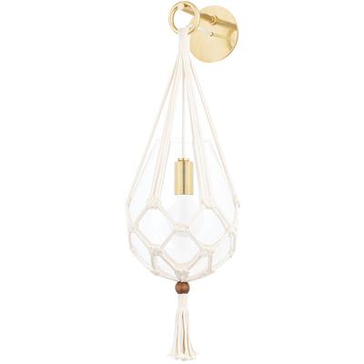Mitzi by Hudson Valley - Tessa 1-Light Wall Sconce - H411101-AGB