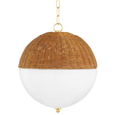 Mitzi by Hudson Valley - Summer 1-Light Large Pendant - H603701L-AGB