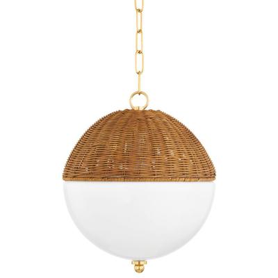 Mitzi by Hudson Valley - Summer 1-Light Small Pendant - H603701S-AGB