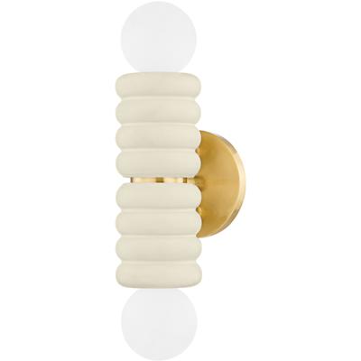 Mitzi by Hudson Valley - Bibi 2-Light Wall Sconce - H691102-AGB/CAI