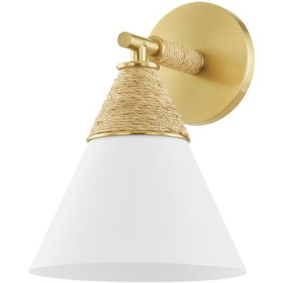 Mitzi by Hudson Valley - Mica Wall Sconce - H709101-AGB/TWH