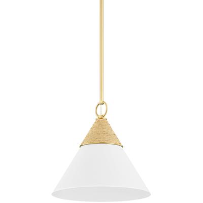Mitzi by Hudson Valley - Mica Pendant - H709701S-AGB/TWH