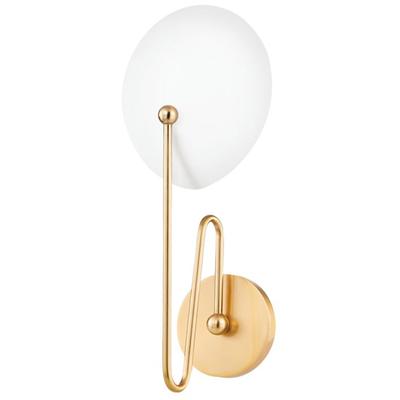 Mitzi by Hudson Valley - Hattie 1-Light Wall Sconce - H743101-AGB/TWH