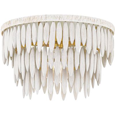 Mitzi by Hudson Valley - Tiffany Semi Flush - H805501-AGB/TCR