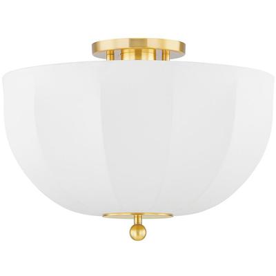 Mitzi by Hudson Valley - Meshelle Flush Mount - H816601-AGB