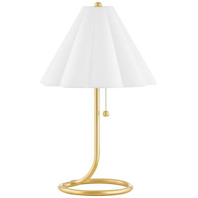 Mitzi by Hudson Valley - Martha 1-Light Table Lamp - HL653201-AGB