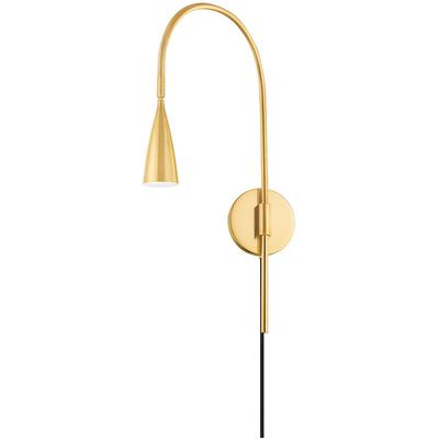 Mitzi by Hudson Valley - Jenica Plug-In Sconce - HL811201-AGB