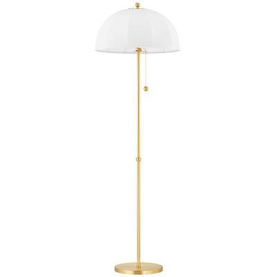 Mitzi by Hudson Valley - Meshelle Floor Lamp - HL816401-AGB