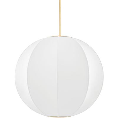 Hudson Valley - Jupiter 2-Light Pendant - Aged Brass - KBS1744701L-AGB