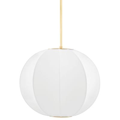 Hudson Valley - Jupiter 1-Light Pendant - Aged Brass - KBS1744701S-AGB